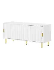 [Levede] Sliding Door TV Cabinet 120cm in White
