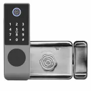 Tuya Wifi Smart Door Lock Fingerprint Card Password Key Outdoor Electronic Gate Lock Home Security