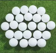 10 X White Plastic Golf Ball Golf Training Balls Indoor Plastic Balls