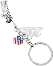 Mobestech Liberty Statue Key Chain for Women Charm Key Ring Stylish Handbag Accessory Unique Souvenir From York Bags