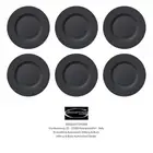 Villeroy & Boch - manufacture rock Black - Set 6 Dishes Breakfast/Dessert CMS 22