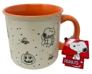Snoopy Peanuts Pumpkin Vampire Oversized Halloween Coffee Mug Cup 21oz