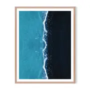 Mirror Framed Wall Art - Timber
