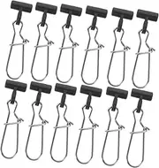 Sosoport Pcs Angling Supplies Stainless Steel Snap Clips Lock Snap Wear-Resistant Compact Fishing Clips Outdoor