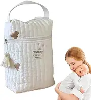 Diaper Bag Organizer, Portable Diaper Bag, Zipper Pouch Bag, Large Diaper Pouch, Large Capacity Diapers Bags Organizer with Zipper Pouches, Portable Baby Pouch for Travel