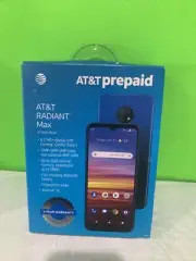 AT&T Prepaid Smartphone Radiant Max 32GB - Cobalt Blue - Factory Sealed Brand N