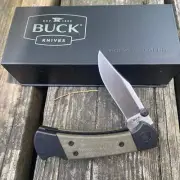 Buck 112 Ranger Sport Lockback Green Micarta