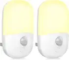 Plug In Motion Activated Detector Sensor LED Indoor Night Light Electrical Home
