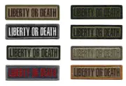 VELCRO® BRAND Fastener Morale HOOK Liberty Or Death Patches 3.75x1"
