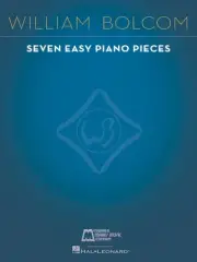 William Bolcom Seven Easy Piano Pieces Classical Solo Sheet Music Book