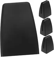 Homoyoyo 4pcs Desk Divider Clamp Desktop Room Dividers and Screens Folding Screen Work Privacy Divider Clamp Reception Baffle Cubical Office Desk Supplies Stackable for Black Aluminum Alloy