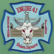 BOSTON ENGINE COMPANY 41 FIRE PATCH UNION SQUARE
