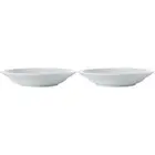 2x Maxwell & Williams White Basics Rim Serving Salad Bowl 28cm Round Porcelain