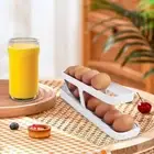 Automatic Egg Storage Rack Plastic Egg Basket Egg Container Refrigerator