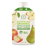 Organic Fruit Puree Apple and Pear - Fresh, healthy organic delivery | Doorstep Organics