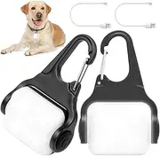 Clip-On USB-C Rechargeable Dog Collar Light, 3 Modes, IP65 Waterproof, LED Safety Light for Night Walking, Running, Camping, Climbing, Bike, 2 Pack