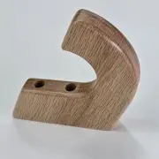 Solid Wood Wall Hooks | Red Oak