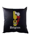 Belgium Football Skull I Cushion Pillow Belgian Soccer Flag World Championship
