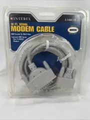 10 ft Cross Wired DB9 Female to DB25 Male Serial Port To RS232 Modem Cable
