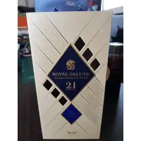 在飛比找蝦皮購物優惠-皇家禮砲21年Royal Salute酒盒、空酒禮盒（附紙袋