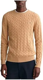 [GANT] Men's Cotton Cable C-Neck Pullover