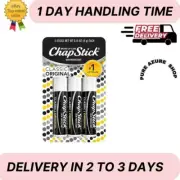 ChapStick Classic Original Lip Balm Tubes, Lip Care - 0.15 Oz (Pack of 3)