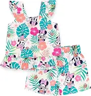 [Disney] Minnie Mouse Girls Tank Top and Shorts Toddler to Big Kid