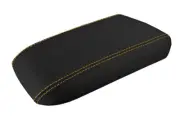 Console Lid Pull Over Cover Leather for Ford Mustang 2005-2009 Orange Stitch