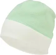 [X AUTOHAUX] Cycling Hat Keep Warm Hard Hat Liner Polar Fleece Fabric Green 28x22cm 1 Pcs