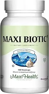 Maxi Health Biotic 450 - Aged Garlic Extract - Immune Booster - 180 Extra Strength Capsules - Kosher