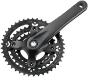 Samox AF29 Crankset - 170mm, 9-Speed, 48/36/26t, 104/Riveted BCD, JIS Square