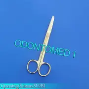 Operating Scissors Sharp/Blunt 4.5" Curved Full Gold Surgical Instruments
