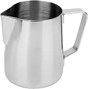 QANYEGN 150ML Milk Frothing Cup, Foam Jug, Stainless Steel Milk Frothing Jug, for Frothing Milk and Cream Silver