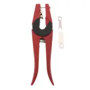 Ear Tag Applicator Plier Metal Livestock Animal Cattle Punch Tagger Tool