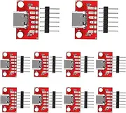 DIANN 10pcs USB Type-C Breakout Board Serial Basic Breakout Female Connector Type PCB Converter Board