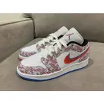 AIR JORDAN 1 LOW SE（GS）"TAKE FLIGHT" 白紅藍 裸體 3D DD1527-114