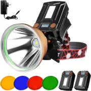 Coon Hunting Lights,High Power LED Headlamp,Super Bright Rechargeable Headlight,