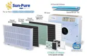 NEW Sun-Pure Ultra-Sun SP-20 SP-20C Trio-1000P Air Filter Kit 2 UV Lamps 1RK006