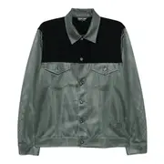 [COMME des GARCONS HOMME DEUX] Polyester Mesh X Wool Gabardine Jacket