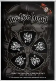 Motorhead Warpig set of 5 Tri-Tip Plectrums Pack