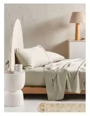 [Linen House] Augusta 500 Thread Count Sheet Set in Taupe