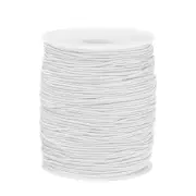 Elastic Cord Stretchy String 1.2mm 109 Yards White for Crafts