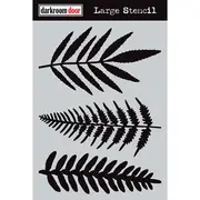 Darkroom Door Large Stencil Ferns