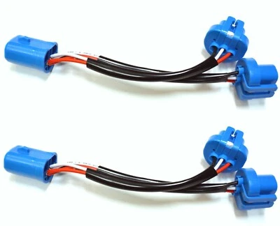 Splitter Wire P 9007 HB5 Two Harness Head Light Repair Female Socket Plug Bulb (for: Mazda)