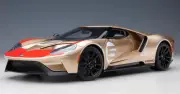 1/18 AUTOart 1/18 Ford GT Heritage Edition Holman Moody Model Car 72928