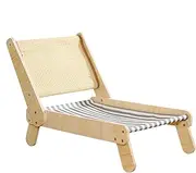 Beach Chair Cat Hammock - Elevated Scratcher Beds for Indoor Cats - 4-Position Adjustable Large Lounge for Small and Medium Kitten