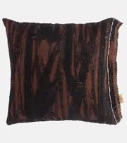 [The House of Lyria] The House of Lyria Ciria embroidered cotton-blend cushion One Size brown
