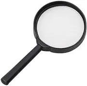 Magnifier Mini Pocket Magnifying Glass Handheld Magnifier 3X Portable Magnifying Loupe Reading Glass Lens for Book Reading Coins 60mm#2 Interesting