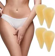 [TOEECY] Pack of 4 Camel Toe Concealer Camel Toe Concealer in Y-Shape Reusable Traceless Invisible Seamless Camel Toe Protection for Swimwear Swimsuit Yoga Pants Bikini, Light Skin Tone-1, One Size