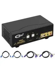 CKL HDMI KVM Switch 2 Port Dual Monitor 4K (CKL-922HUA) HDMI USB 2.0 4K@30Hz